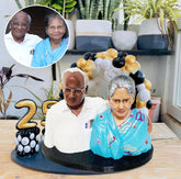 3D Miniature Half Body Couple Masterpiece