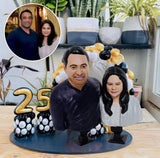 3D Miniature Half Body Couple Artisan Edition