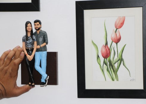3D Miniature Couple Dolls